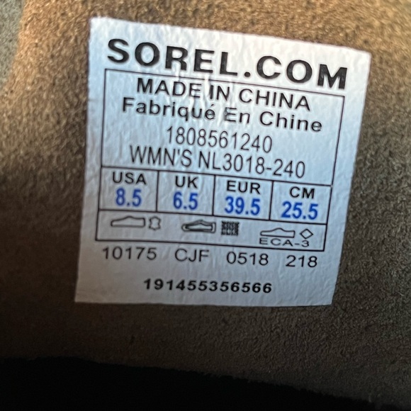 Sorel Joan of Arctic tan wedge boots gently worn - Picture 6 of 6